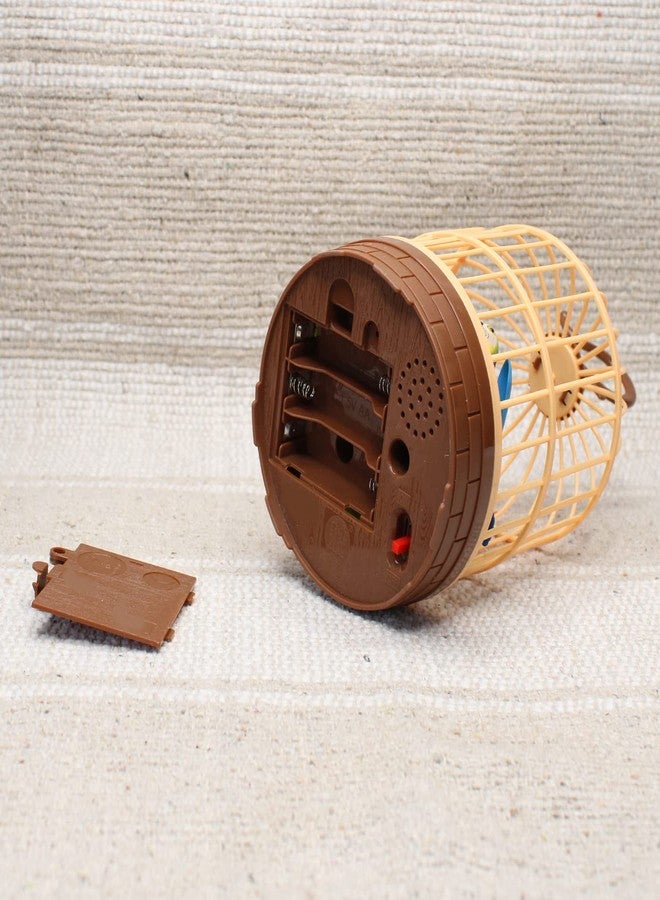 فولي ببغاء مضيء بالكامل ويغرد في قفص، مناسب للعب الأطفال ولتزيين المنزل. - Image 4